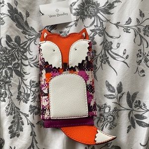 Vera Bradley fox luggage tag
